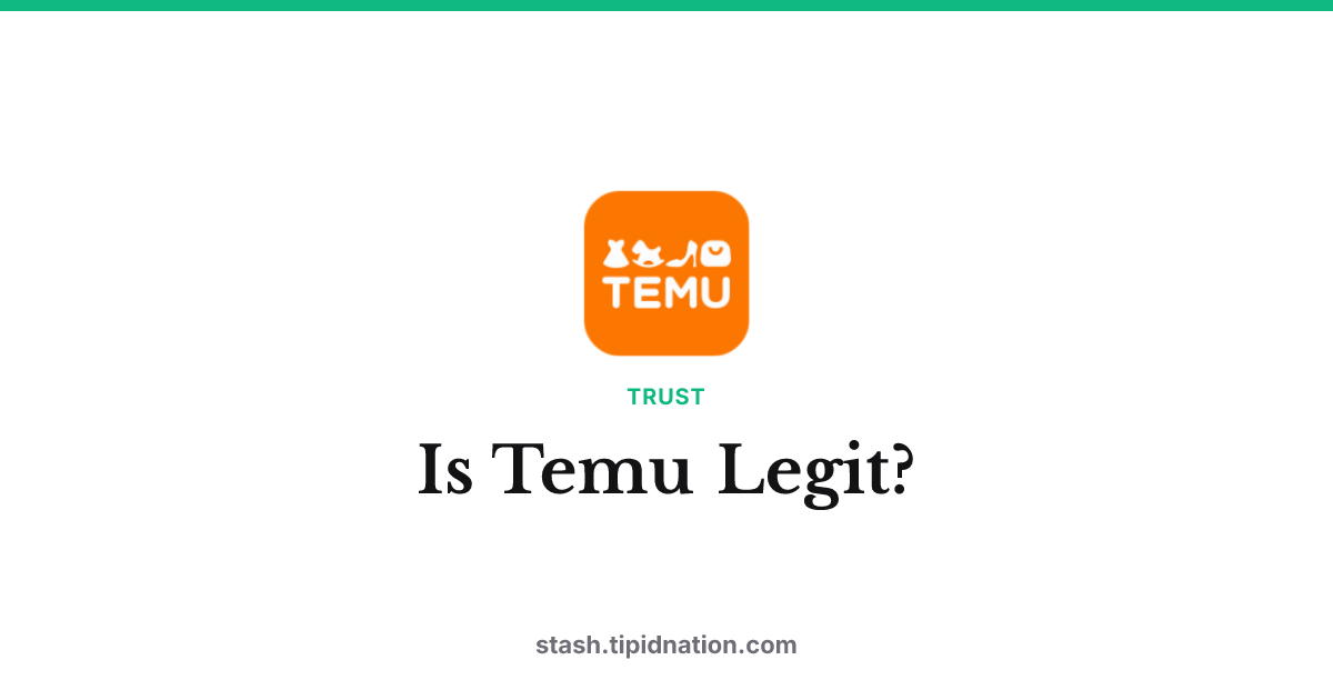 Is Temu Legit?