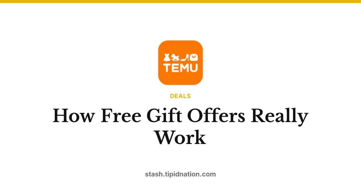 How Free Gift Offers Really Work