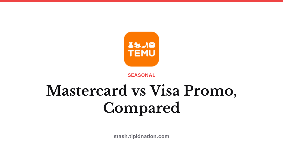Mastercard vs Visa Promo, Compared