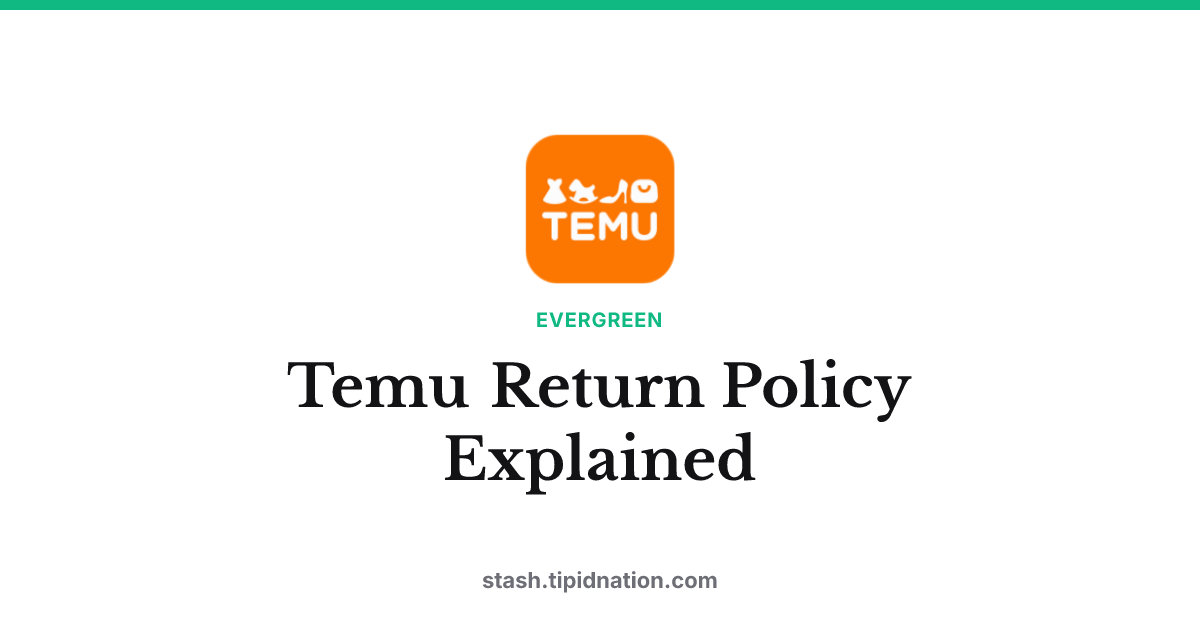 Temu Return Policy Explained