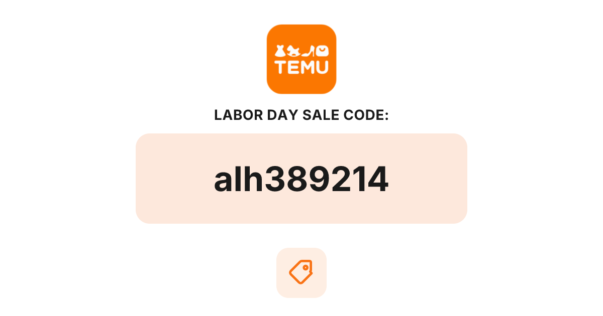 Temu Labor Day Sale Coupon Code, bundle deal, recently verified