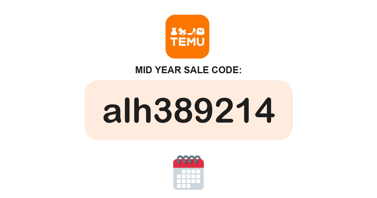 Temu Mid Year Sale Coupon Code, bundle deal, recently verified