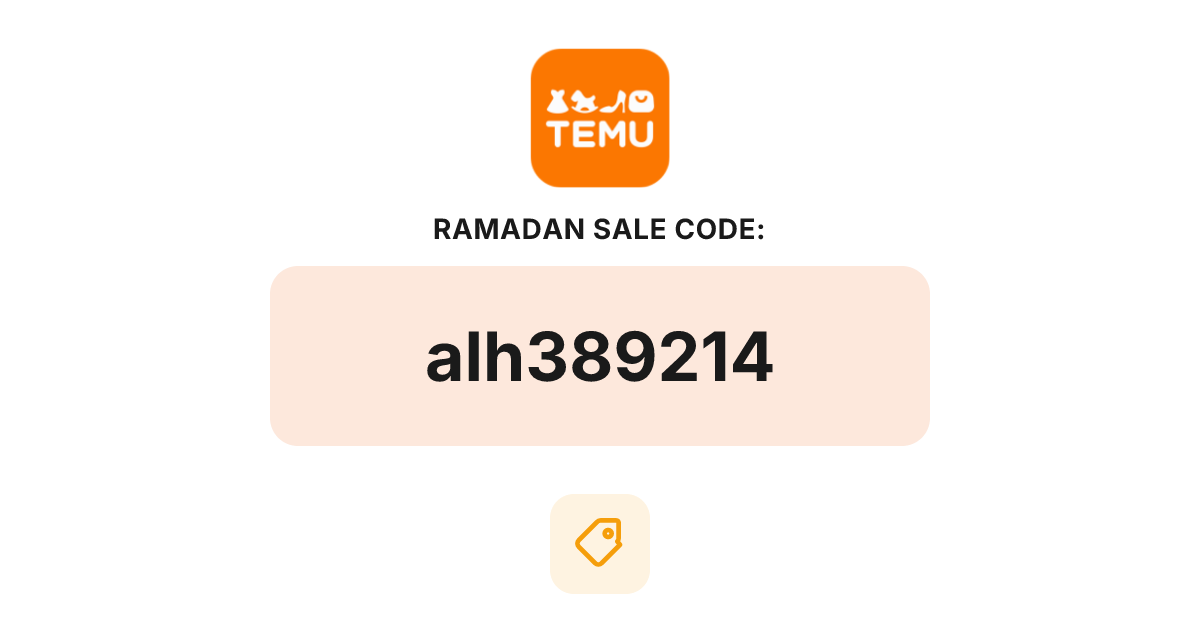 Temu Ramadan Sale Coupon Code, bundle deal, recently verified
